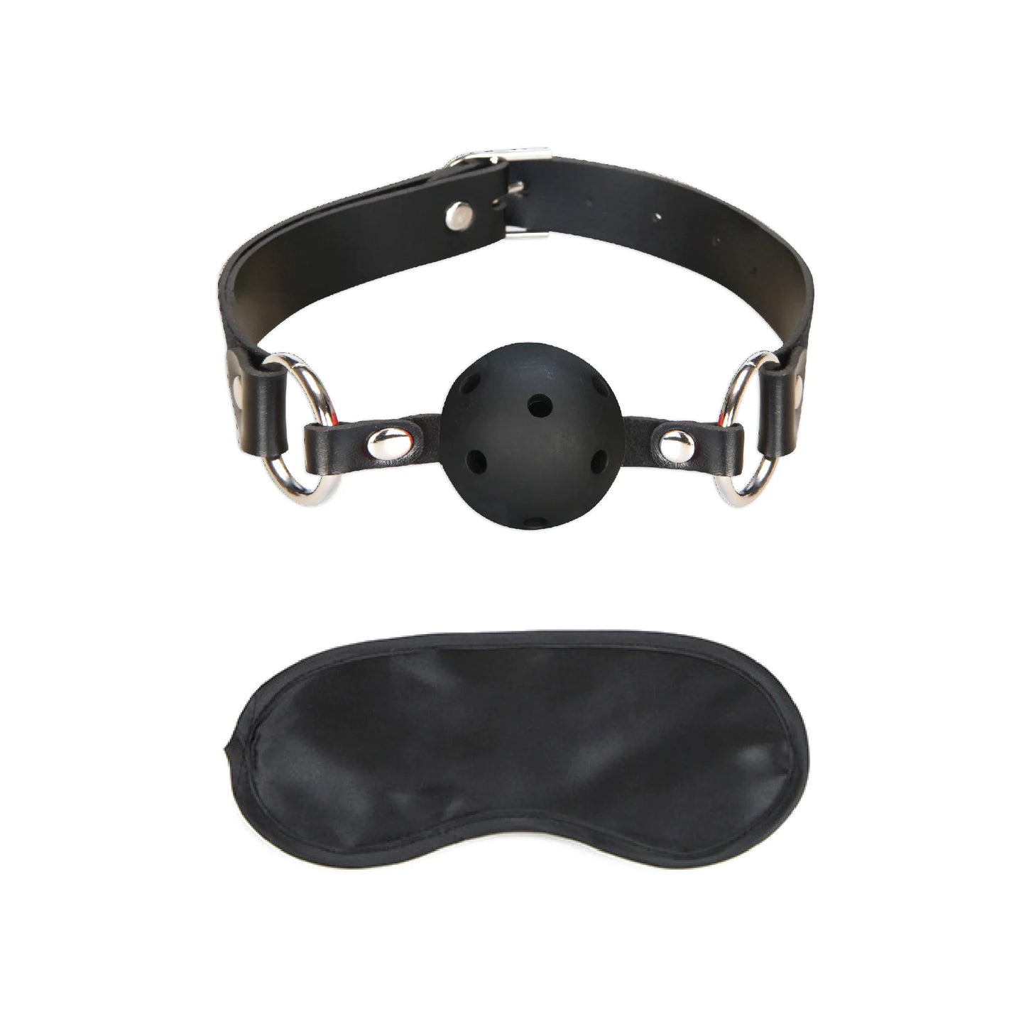 Breathable Ball Gag That's Perfect For Beginners (Black) image 1