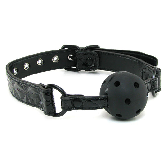 Sinful Ball Gag in Black image 1