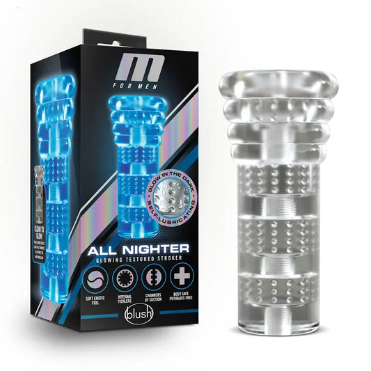 M For Men All Nighter - Self Lubricating, Glow In The Dark image 0