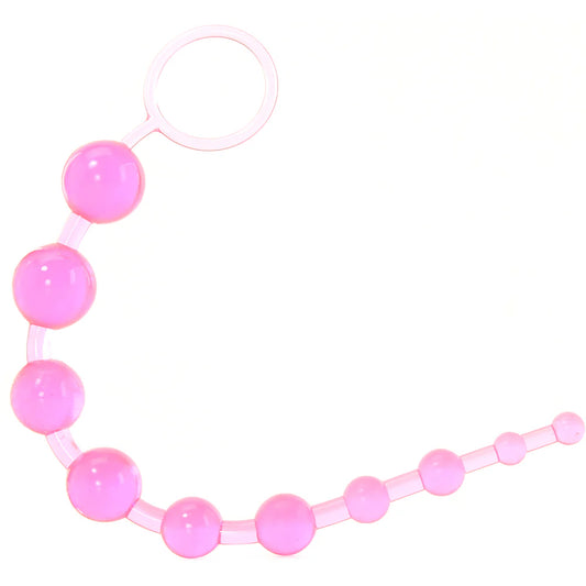 X-10 Anal Beads in Pink image 0
