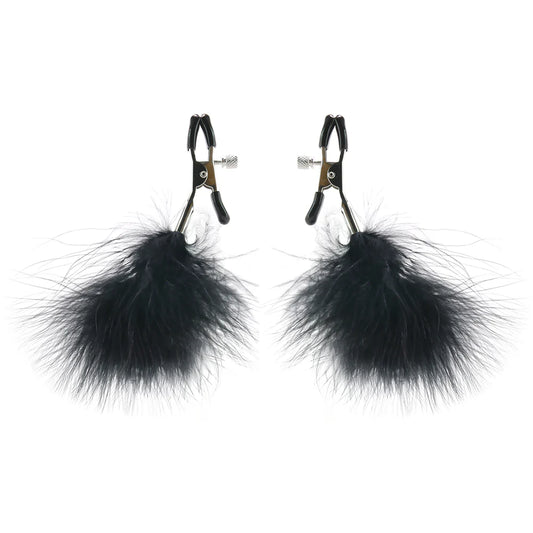 Feather Nipple Clips For Light Sensations image 0