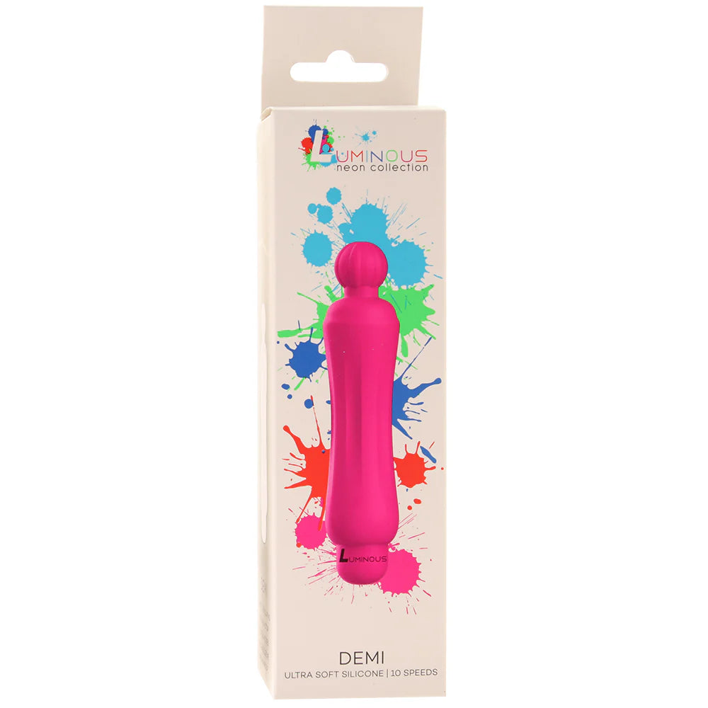 Luminous Demi Silicone Bullet Vibe in Fuchsia image 0