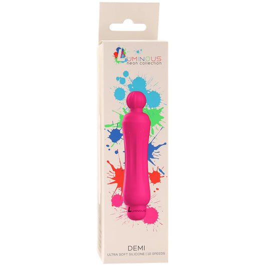 Luminous Demi Silicone Bullet Vibe in Fuchsia image 0