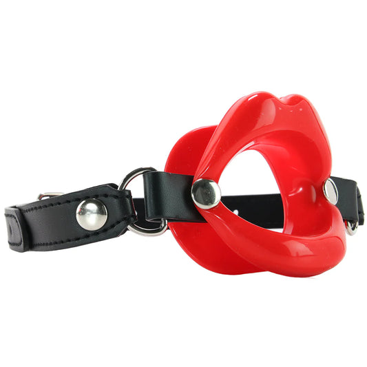 Silicone Lips Gag in Red image 1
