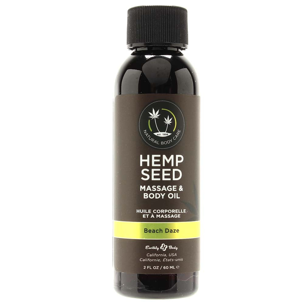Hemp Seed Massage Oil 2oz/60ml - Regular image 0